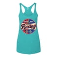 thumbnail image 2 of Wild Bobby Ford Shelby Racing Legendary Performance 1962 Women Tri-Blend Racerback Tank Top, 2 of 6