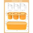 thumbnail image 3 of Tumbler Ice Mold, Ice Cube Tray With Lid for 30-40 oz Tumbler Cup, Easy Fill & Release Ice Cube Maker, Silicone Ice Cube Molds for Chilling Cocktails Whiskey Drinks Coffee Tea, 3 of 7
