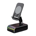 thumbnail image 1 of Support de Cellulaire Réglable avec Haut-Parleur Bluetooth Audio à Induction Haut-Parleur Pliable T4O4 Bluetooth, 1 of 8