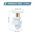 thumbnail image 2 of Uxcell Shower Door Rollers Copper Rod Pulley Wheels Replacement 25mm 8, 2 of 6
