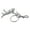 Silver, variant on Stylish Dinosaur Bone Keychain Handmade Bag Charm Pendant Keyring Trendy Key Organiser Decoration for Women and Men