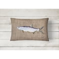 thumbnail image 2 of Carolines Treasures 8774PW1216 Fish - Tarpon Canvas Fabric Decorative Pillow, 12H x16W, multicolor, 2 of 3
