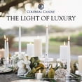 thumbnail image 5 of Colonial Candle Classics Unscented Taper Candle White, Dripless, 10 inch, 8 Hours Burn, Pack of 6, 5 of 6