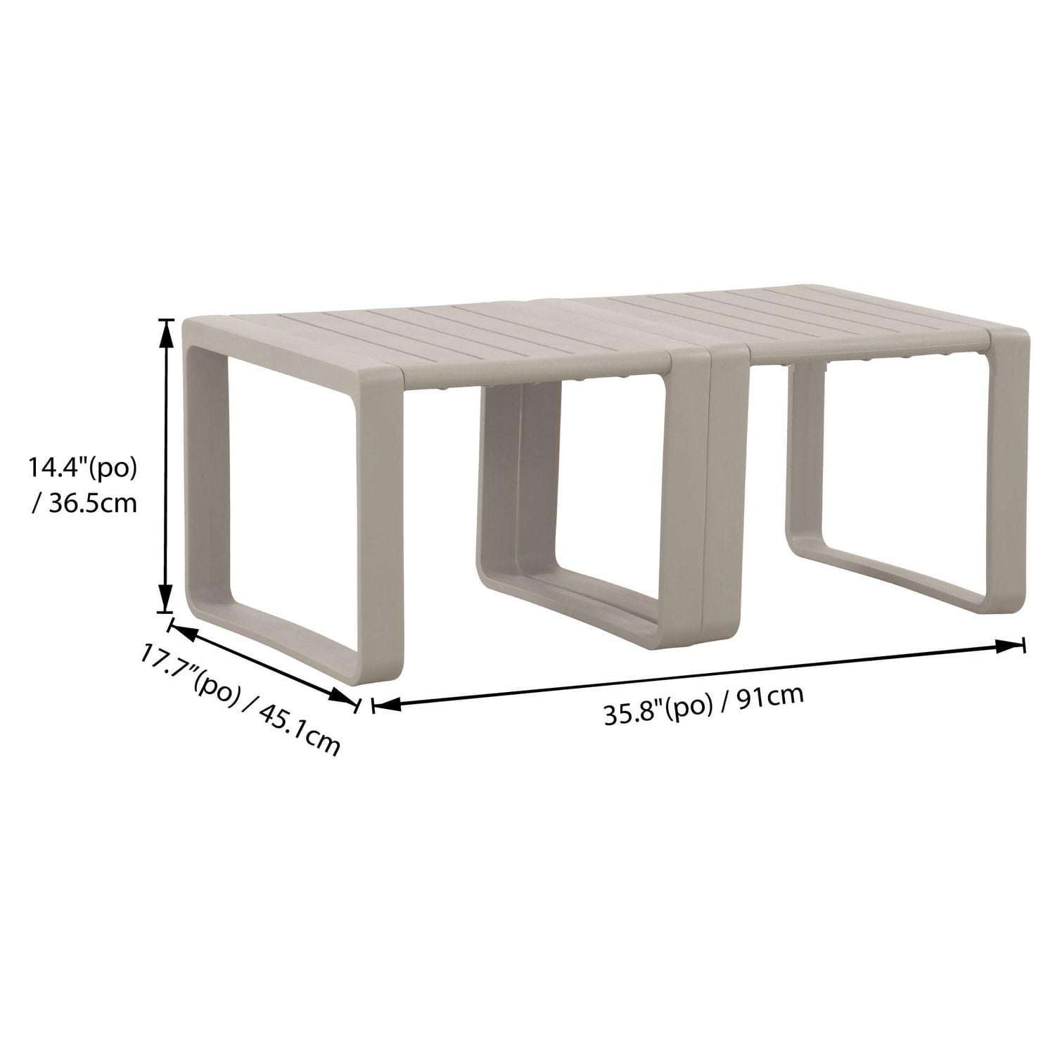 Ensemble de tables basses Patioflare