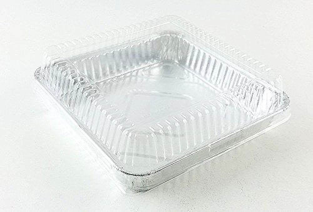 Handi-Foil Square Aluminum Foil Cake Pan w/Dome Lid - Disposable Pans (Pack of 250) - image 5 of 6