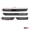 thumbnail image 3 of Door Sill Scuff Plate Scratch Protector for BMW Carbon Fiber Edition 4Pcs, 3 of 8