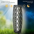 thumbnail image 4 of GRANDPATIO Outdoor Lights Solar Powered Floor Lamp, LED , Ground Mount, Garden, Front Door-Silver Gray, Large Cindy, 4 of 6