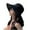 Black, variant on fatyb Women's Summer Sun Hats Wide Brim Sun Protection Outdoor Bucket Hats for Beach Fishing Hiking