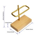thumbnail image 5 of BUYISI Wooden Filter Paper Rack Filtering Papers Storage Holder Stand Coffee Tools Beige, 5 of 5