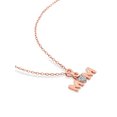 thumbnail image 4 of Everly Women's "Mom" Diamond Sterling Silver Necklace, 4 of 5