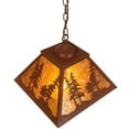 thumbnail image 6 of Meyda 226614 16 in. Square Tall Pines Pendant, 6 of 7