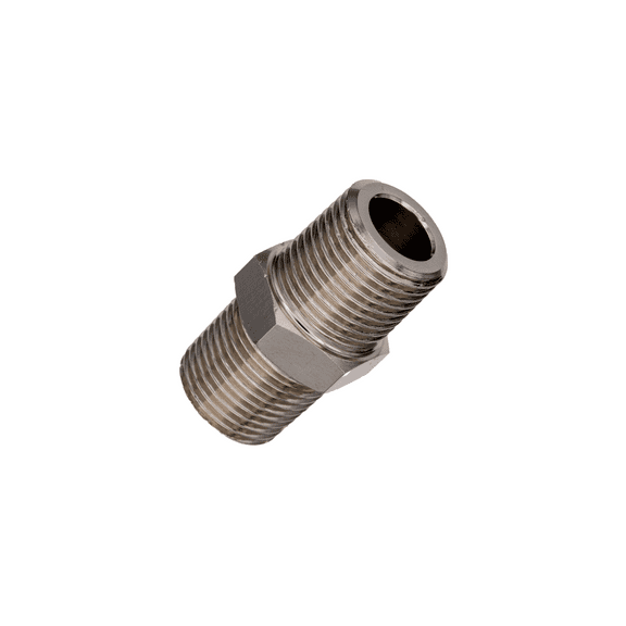 Flo Supply 3/8" NPT x 3/8" NPT Straight Fitting - Male/Male