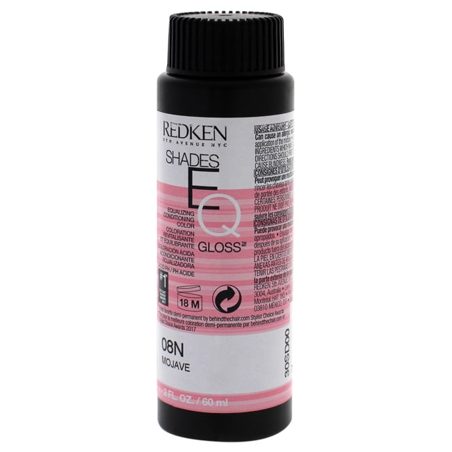 Redken Shades Eq Hair Color Gloss 08N, Mojave, 2 Oz