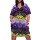 thumbnail image 1 of Vestido de dragón de damasco no binario para mujer, vestido suelto con bolsillo, colores de la bandera del orgullo no binario, 1 of 6