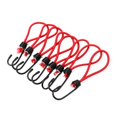 thumbnail image 2 of Juego de 8 correas de tensión de lona para toldo de tienda de campaña de cuerda elástica de 6.0 in de alta resistencia, rojo Sharpla Cuerda elástica, 2 of 6