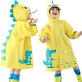 thumbnail image 1 of Chubasqueros para niños, chaqueta impermeable para niños con dibujos animados en 3D, chaqueta impermeable para niños pequeños y niñas (amarillo, grande), 1 of 5