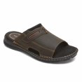 thumbnail image 1 of Rockport Men DARWYN SLIDE 2 BROWN II/LEATHER SANDAL, 1 of 4