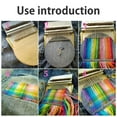 thumbnail image 4 of Ghojet Weaving Loom Kit Mini Darning Loom Convenient 14 Hooks Small Weaving Loom Machine for Clothes Socks Speed Weave Type Weave Tool DIY Weaving Arts for Adults Beginners, 4 of 7