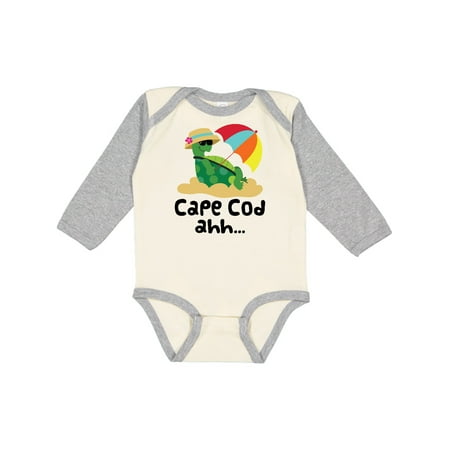 

Inktastic Cape Cod Massachusetts Boys or Girls Long Sleeve Baby Bodysuit