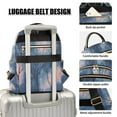 thumbnail image 3 of FORMRS Mini Backpack Purse for Women Quilted Travel Daypack Casual Shoulder Bag, Trees in The Night, 3 of 7