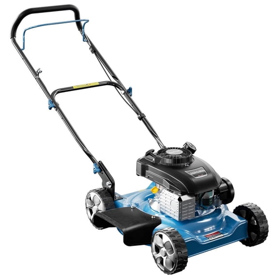 EAYSG 20-Inch 144cc 4-Cycle Gas Push Lawn Mower, Side Discharge, 7-Inch Wheels, Lightweight Steel Deck, Ideal for Small Yards Under 1/4 Acre