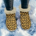 thumbnail image 2 of Psesaysky Leopard Print Snow Boots for Women Outdoor Slip-on Comfortable Short Booties Anti-Slip Warm Size 6-12, 2 of 7
