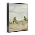 Stupell Industries Light Summer Rain Landscape Painting Black Framed