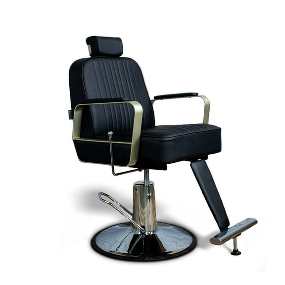 Hudson All Purpose Styling Chair Black Ideal for Beauty Salon, Barbershop, Hair Styling Studio Professional Equipment, Black