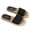 Black, variant on VerPetridure Platform Sandals for Women Summer Ladies Imitation Straw Slippers Fashion Flat Beach Flip Flops Shoes