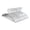 Gray, variant on 5 Pack Wide Shoulder Plastic Adult Hangers,Gray | Non-Slip Heavy Duty Clothes Hangers with Grooves for Shirts, Coats, Suits