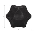 thumbnail image 4 of Geometric Star Orb for Home Decor - Modern Stoneware Sculpture for Living Room, Office, Shelf or Coffee Table Accemt - Decorative Ornament Figurine for Bathroom Counter Styling - 5", Black, 4 of 12