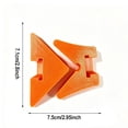 thumbnail image 3 of Corner Clamp Adapter Set, 90° Angle Squeeze Clamp Attachment, Compatible with Irwin Quick Grip Clamps, Right Angle Woodworking Tools Accessory for Cabinet Picture Frame Making, 3 of 6