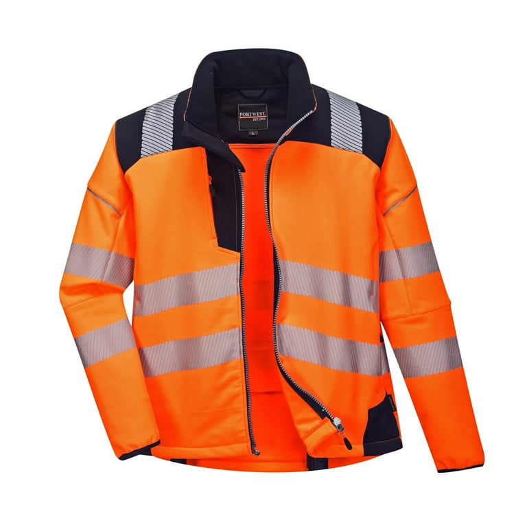 Portwest T402 Men's PW3 Waterproof Hi Vis Safety Jacket