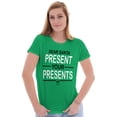 thumbnail image 2 of Funny Christmas Present Dear Santa Womens Slim Fit Graphic Tee Brisco Brands M, 2 of 4