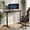 Black, variant on Spaco White Electric Standing Desk Frame with LED Display, Heavy-Duty Adjustable Base for Home Office, Stable Structure & Simple Installation