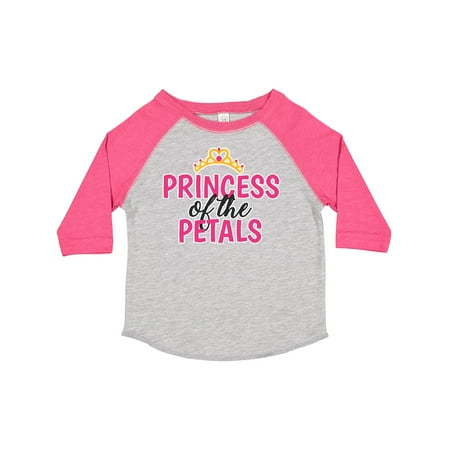 

Inktastic Princess of the Petals with Crown Gift Toddler Toddler Girl T-Shirt
