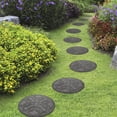 thumbnail image 5 of TierraVerde 4 Pack 18" x 18" Pendant Round Decorative Outdoor Stepping Stones, Grey, 5 of 6