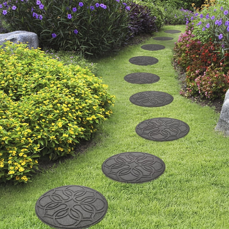 TierraVerde Round Stepping Stone Pavers, 4-Pack, 18 In photo 5