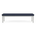 thumbnail image 4 of Lenox Steel Reception Waiting Room Healthcare 3-Seat Bench / Silver Steel / Blue, 4 of 5