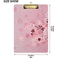 thumbnail image 3 of FMSHPON Cherry Bloosm Spring Clipboard Hardboard Wood Nursing Clip Board and Pull for Standard A4 Letter 13x9 inches, 3 of 8