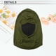 thumbnail image 5 of Máscaras de malla Unique Bargains, máscara facial de poliéster, protección solar, transpirable, verde militar, 1 pieza, 5 of 6