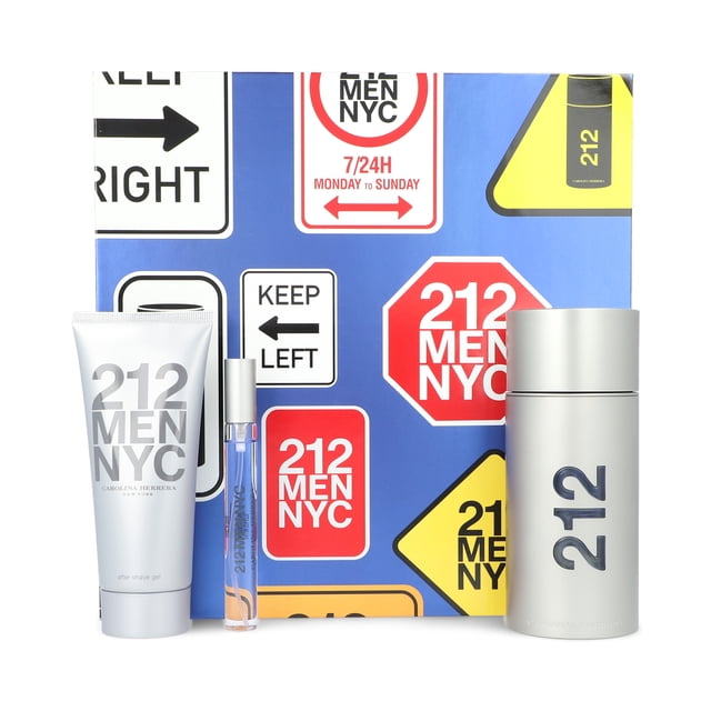 Set 212 Men 3Pzs Carolina Herrera Fragancia Original