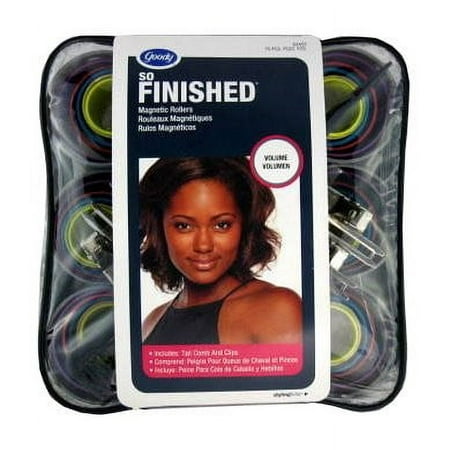 Goody 54ct Magnetic Roller Kit W/ Clips & Comb