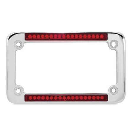 Led Chr - Signal Dynamics Lic Plate Chr Frame Dual Led 2028 New