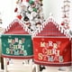 thumbnail image 3 of Advancent Cubierta de silla de Navidad con letras en inglés, accesorios de boda, funda para muebles, forma de sombrero de rejilla, funda plegable, arreglo Kits de decoración para fiestas Rojo Advancent  HA069386-02, 3 of 6