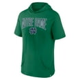 thumbnail image 2 of Men's Fanatics Green Notre Dame Fighting Irish Outline Lower Arch Hoodie T-Shirt, 2 of 3