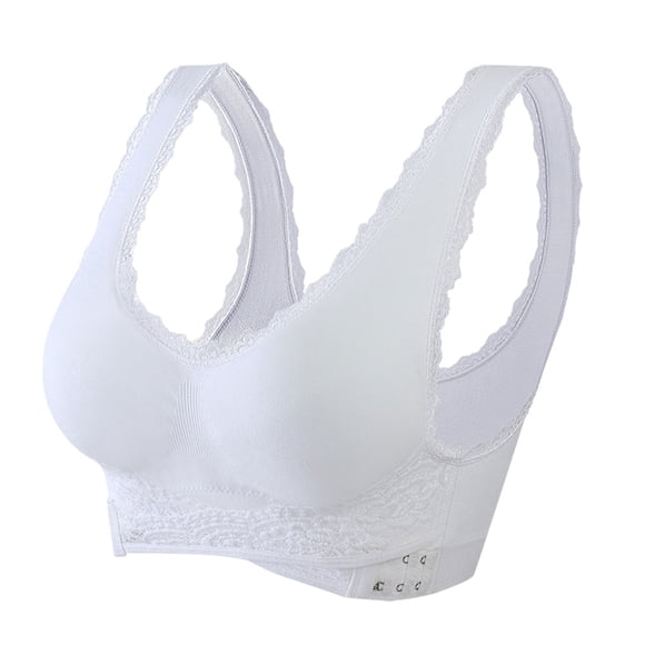 Minnieouse Sujetador sin costuras sexy y de apoyo para mujeres que quieren comodidad y estilo Push Up Bra Bra Push Up Sujetador deportivo Ropa Ropa interior Blanco,1 4XL