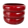 thumbnail image 4 of oshhni Iron Plant Pot 10.6 inch Flower Pot Metal Planter for New Year Decor Bedroom Red, 4 of 9