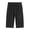 Black, variant on Capri Pants for Women Spring Summer Lightweight Plus Size Elastic Waist Loose Fit Wide Straight Leg Capris with Pockets