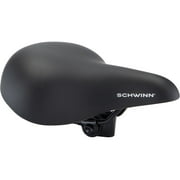 Schwinn Commute Pathway Bicycle Saddle, Foam Padding, Black